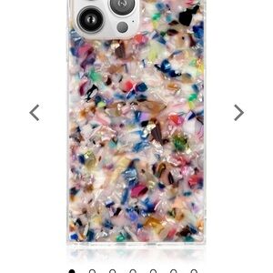 Flaunt Watercolor iPhone 15pro Case with holder on back